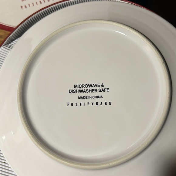 Pottery Barn Donder Set Of 4 Salad plate’s - Picture 4 of 6